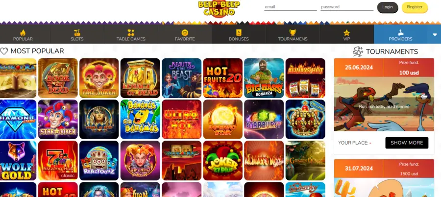 Beep beep casino no deposit