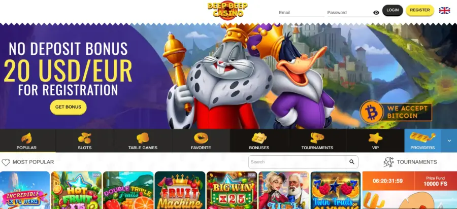 Beep beep casino no deposit bonus
